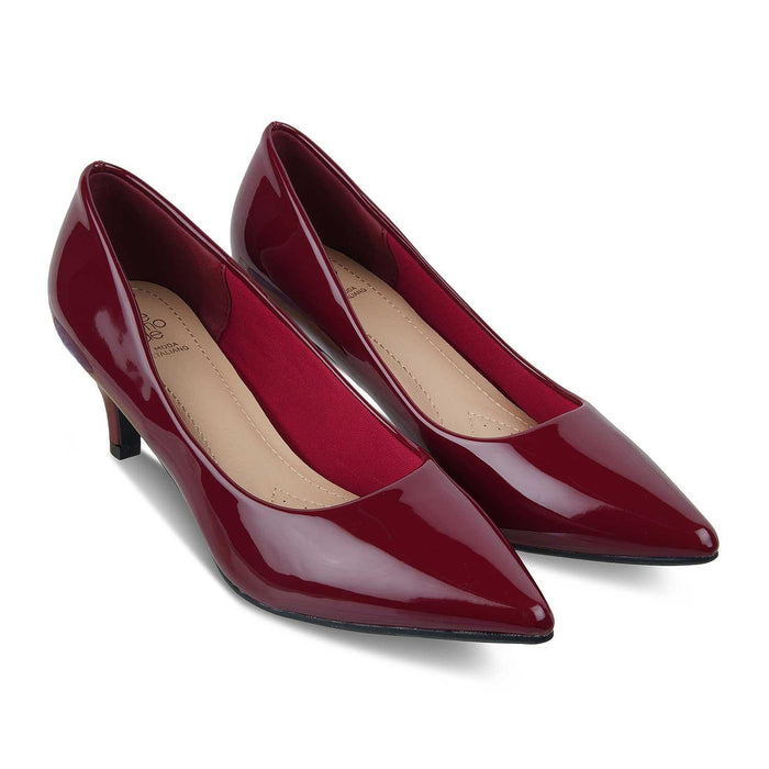 The Jerse Wine Women's Dress Pumps Tresmode - Tresmode