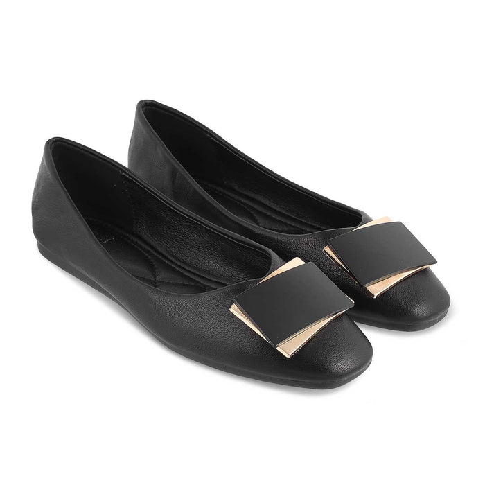 The Londre Black Women's Casual Ballerinas Tresmode - Tresmode