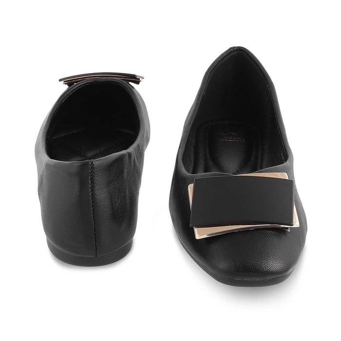 The Londre Black Women's Casual Ballerinas Tresmode - Tresmode