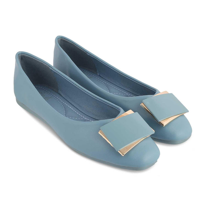 The Londre Blue Women's Casual Ballerinas Tresmode - Tresmode