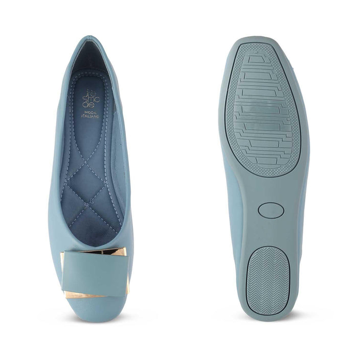 The Londre Blue Women's Casual Ballerinas Tresmode - Tresmode