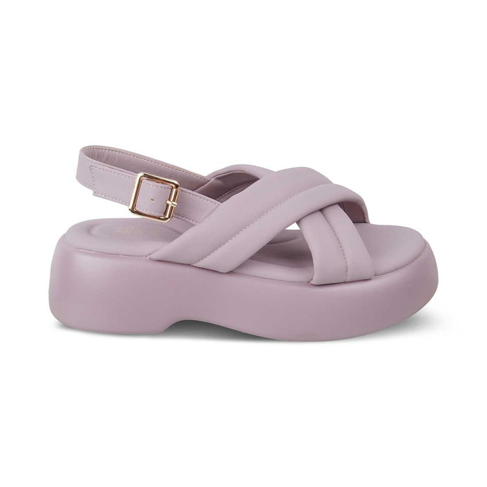 The Lonir Purple Women's Dress Wedge Sandals Tresmode - Tresmode