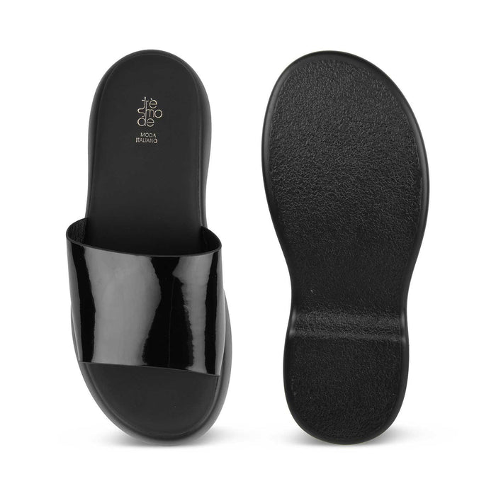The Lory Black Women's Casual Wedge Sandals Tresmode - Tresmode