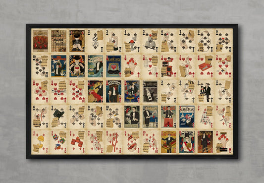 The Magician's Last Secret Playing Cards - Uncut Sheet