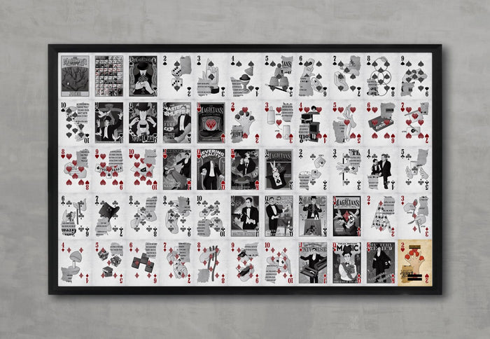 The Magician's Last Secret Playing Cards - Uncut Sheet
