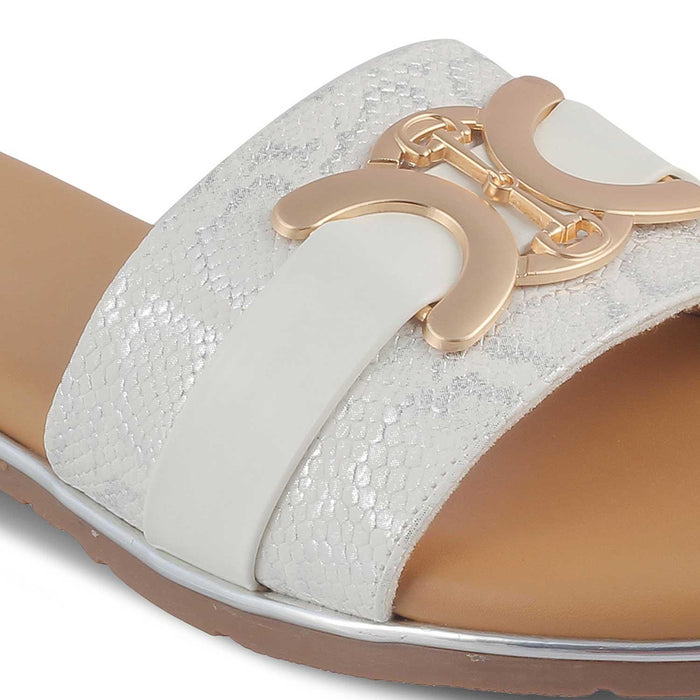 The Njoy White Women's Casual Flats Tresmode - Tresmode