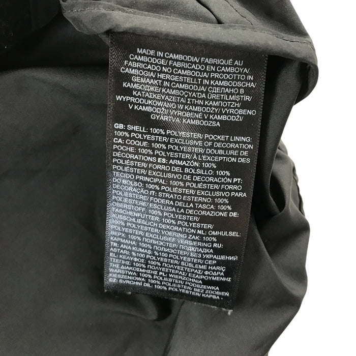 The North Face 14-16 years black and grey hooded windbreaker