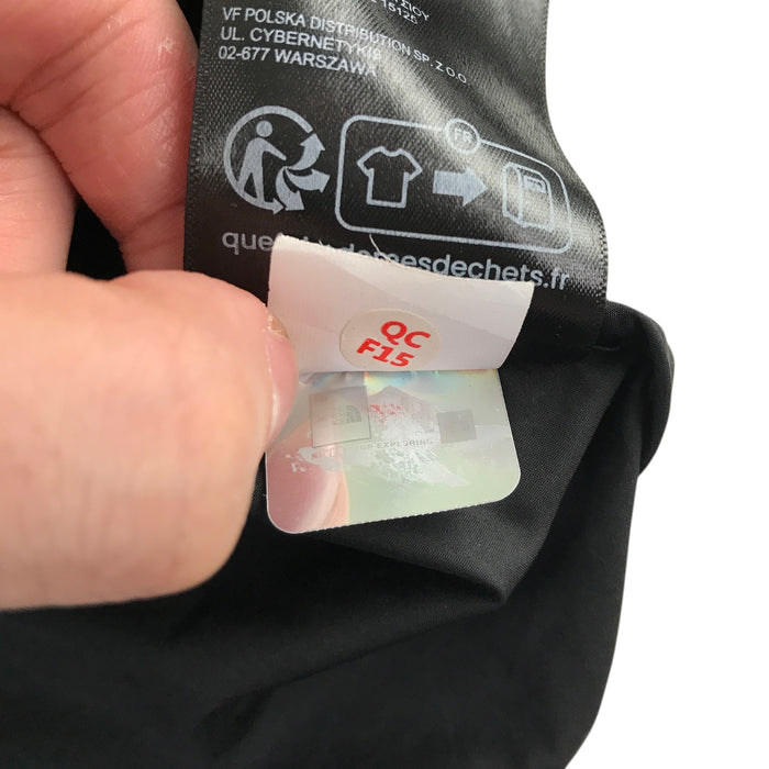 The North Face 14-16 years black and grey hooded windbreaker