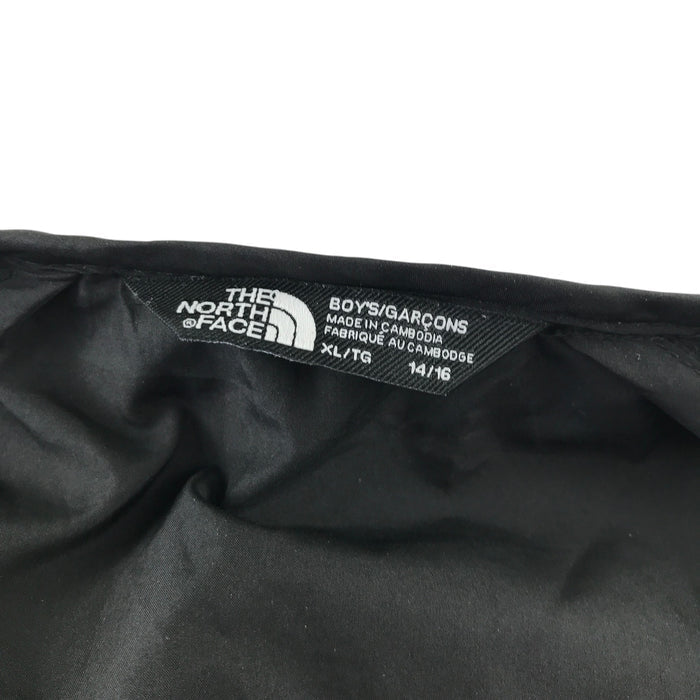 The North Face 14-16 years black and grey hooded windbreaker