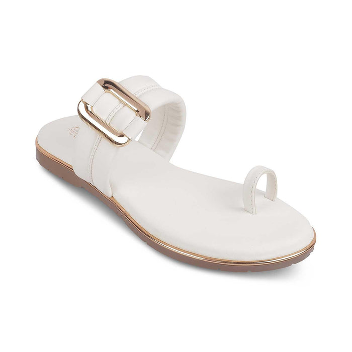 The Perry White Women's Dress Flats Tresmode - Tresmode