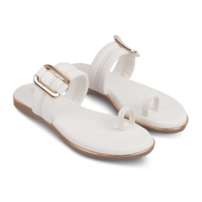 The Perry White Women's Dress Flats Tresmode - Tresmode