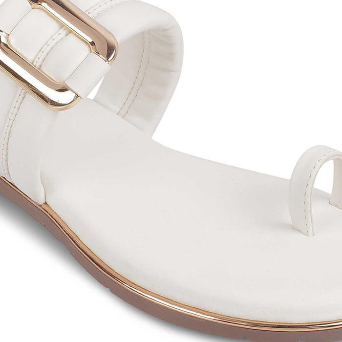 The Perry White Women's Dress Flats Tresmode - Tresmode