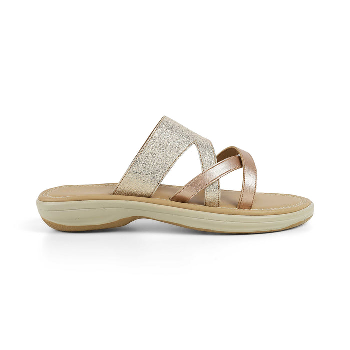 The Rofila Champagne Flatform Flats
