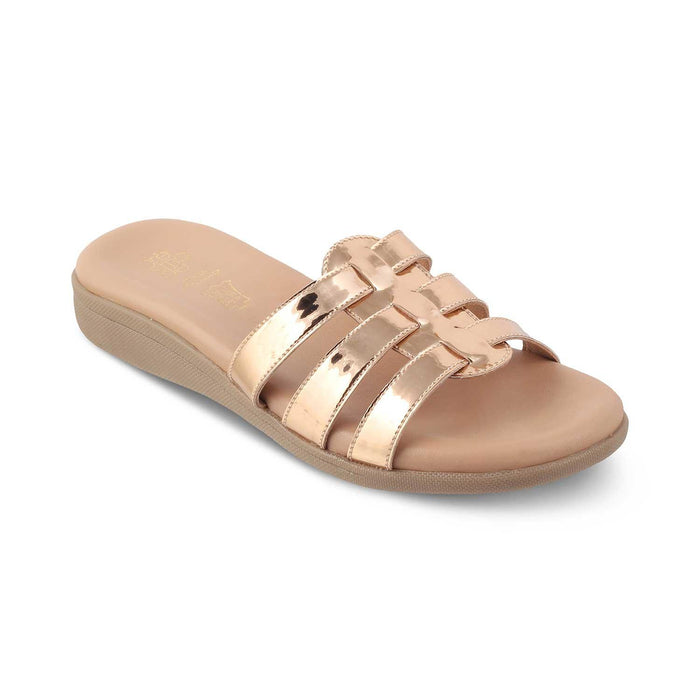 The Strapped Champagne Women's Dress Flats Tresmode - Tresmode