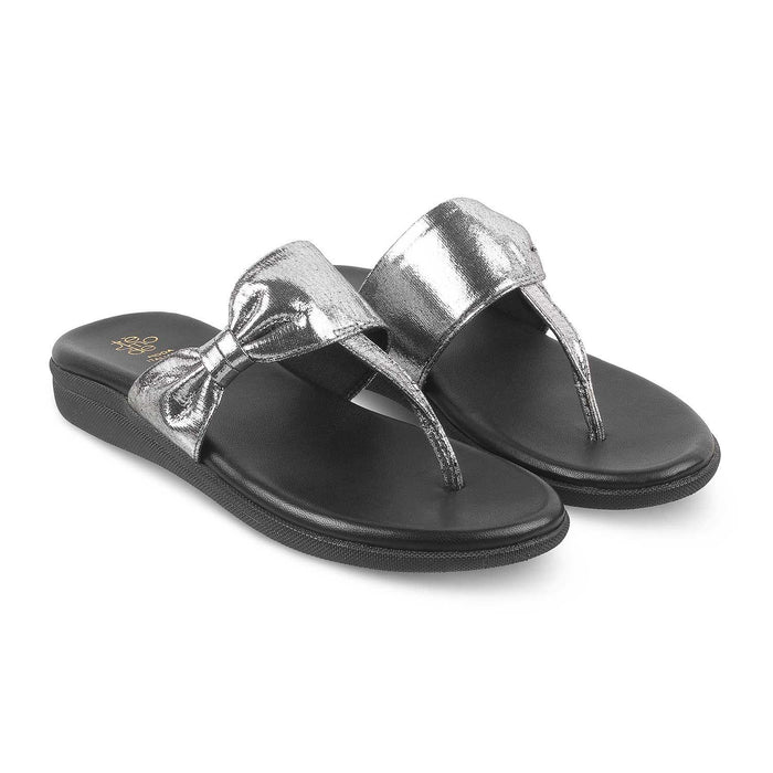 The Tobow Silver Women's Casual Flats Tresmode - Tresmode