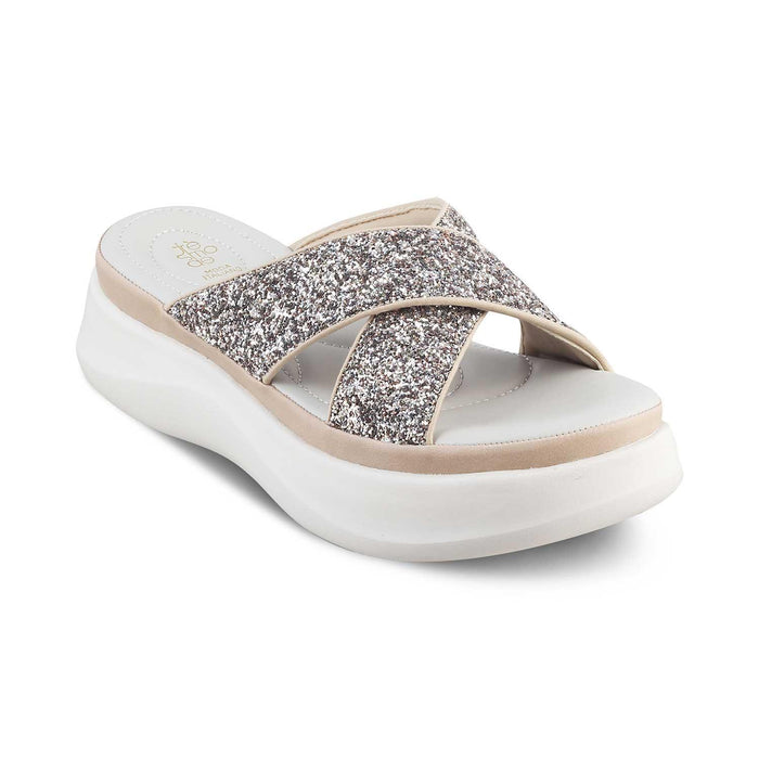 The Tonned Beige Women's Dress Wedges Tresmode - Tresmode