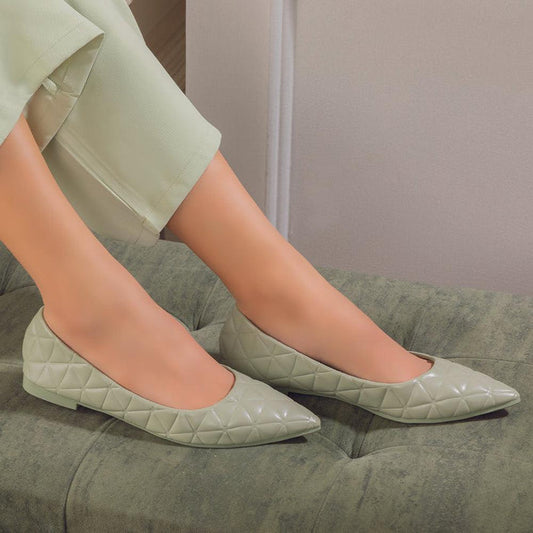 The Tory Green Women's Dress Ballerinas Tresmode - Tresmode