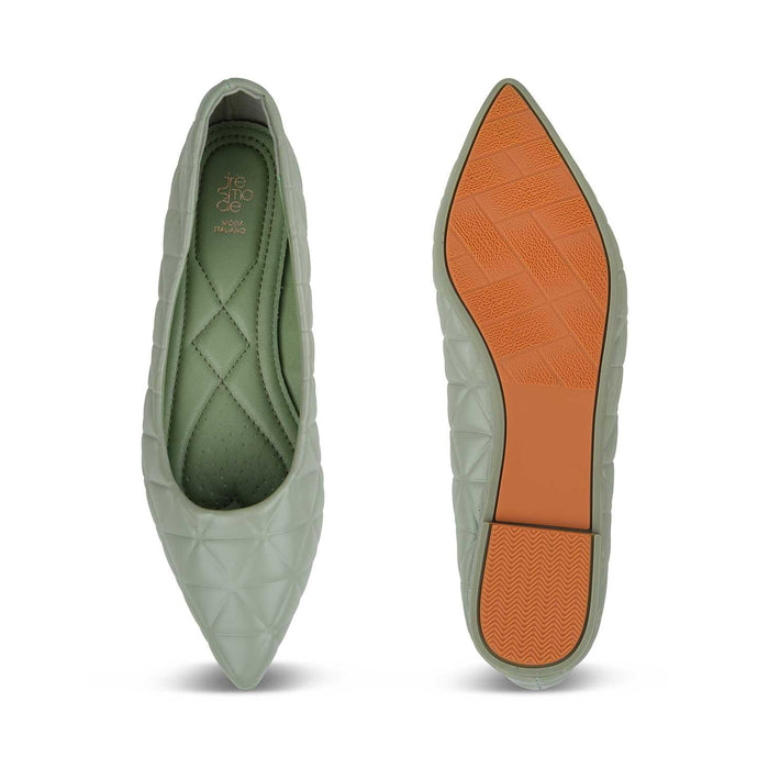 The Tory Green Women's Dress Ballerinas Tresmode - Tresmode