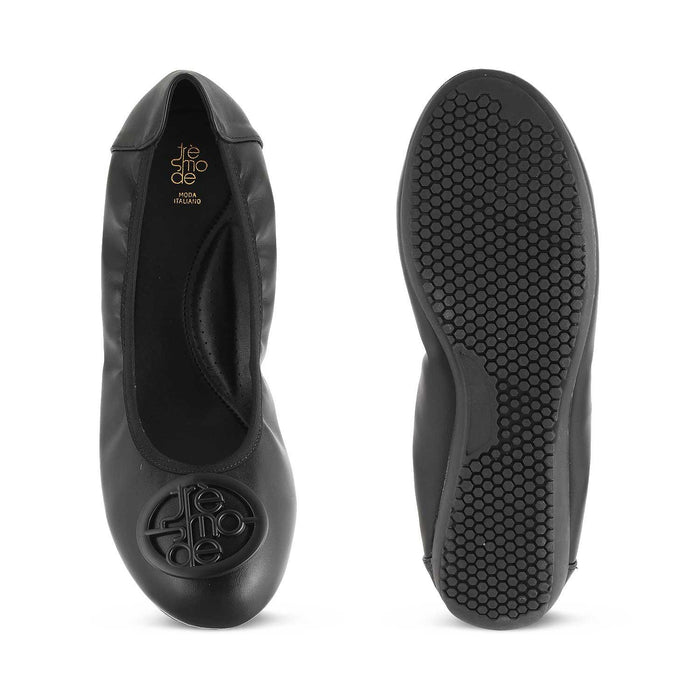 The Tresmo Black Women's Dress Ballerinas Tresmode - Tresmode