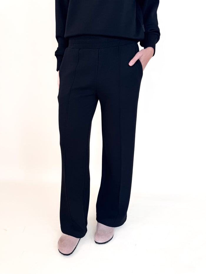 Varley The Wide Leg Pant - Black – women's bottoms