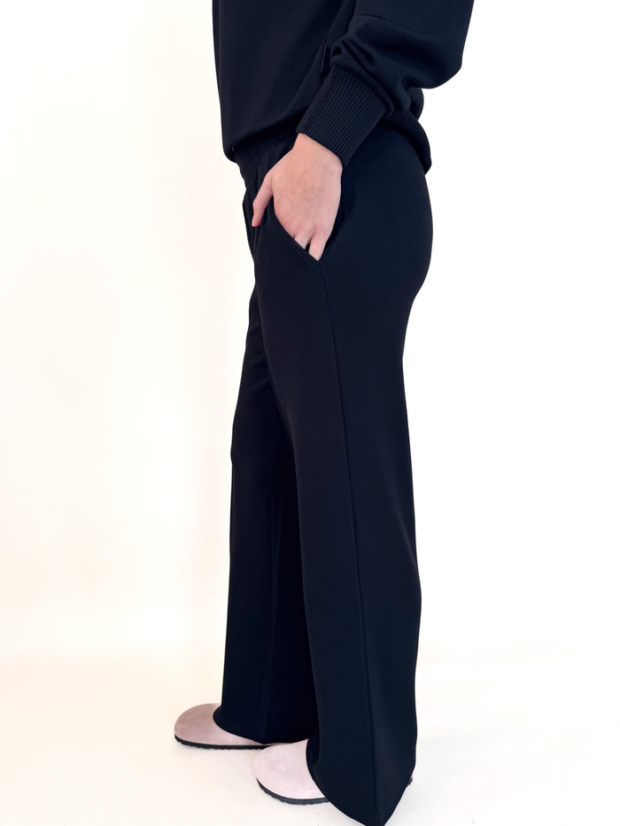 Varley The Wide Leg Pant - Black – women's bottoms