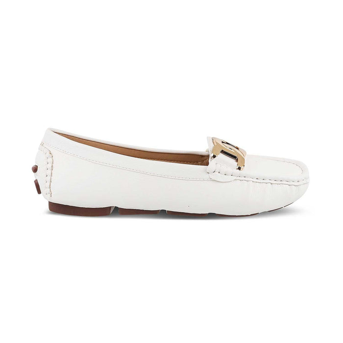 The Yon-New White Women's Dress Loafers Tresmode - Tresmode