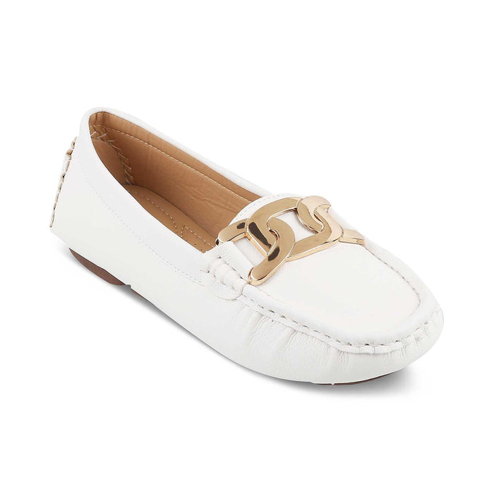 The Yon-New White Women's Dress Loafers Tresmode - Tresmode