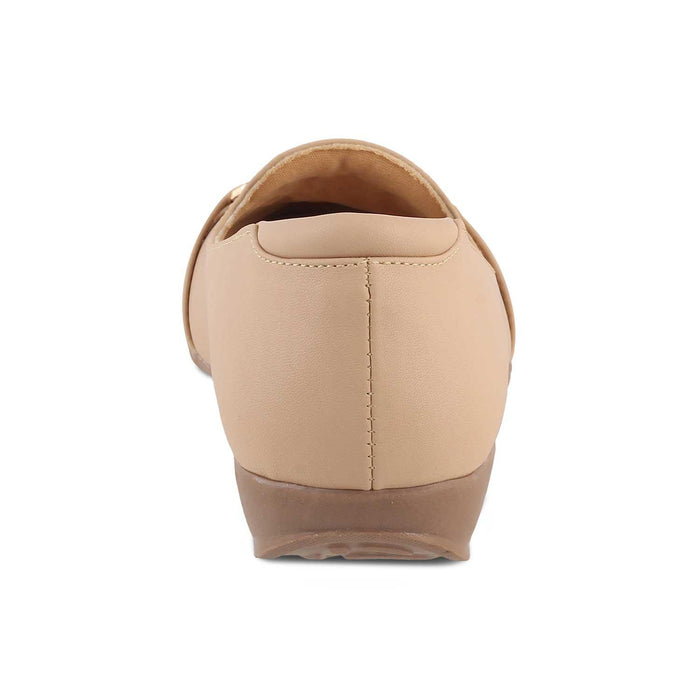 The Yorker Beige Women's Dress Ballerinas Tresmode - Tresmode