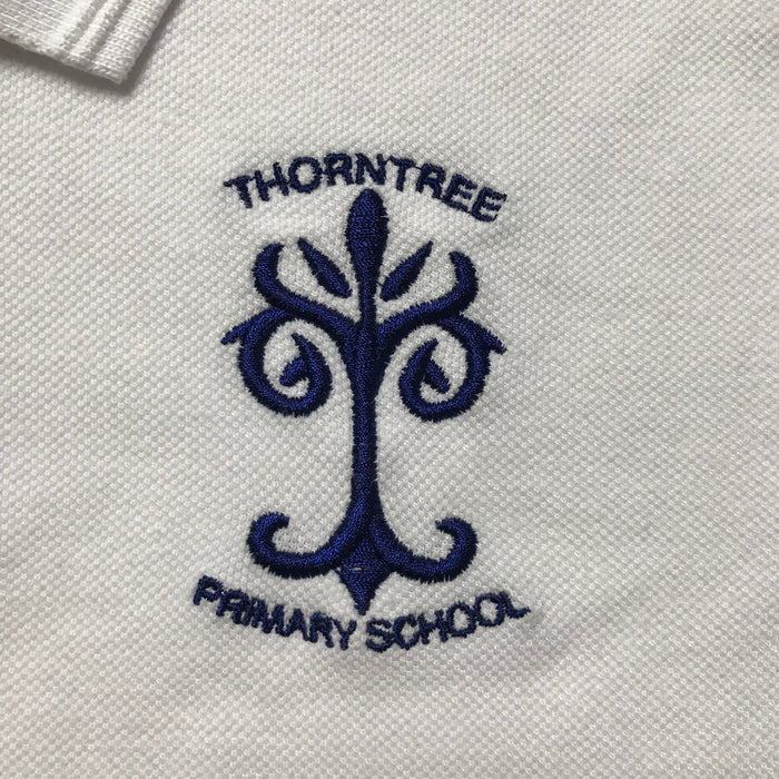 Thorntree Primary White Polo Shirt
