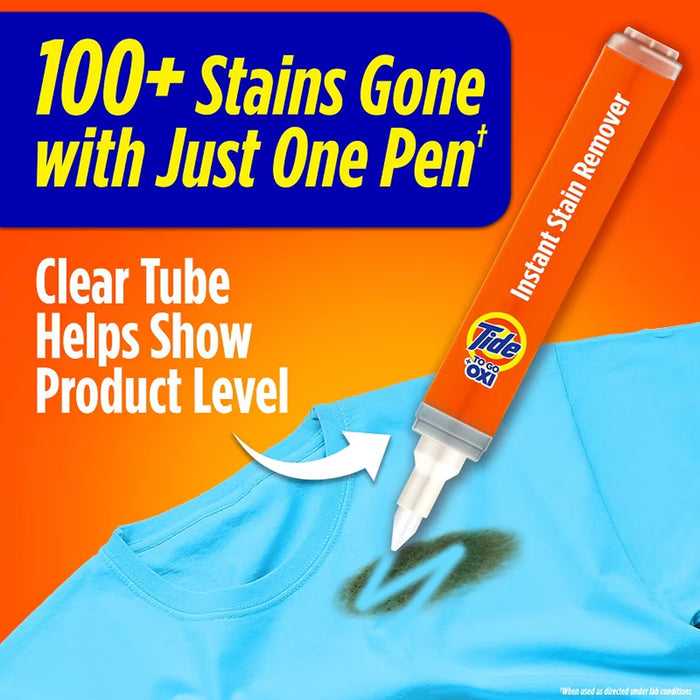 Tide To Go + OXI Instant Stain Remover Pens - 3 Ct - 6 Pack