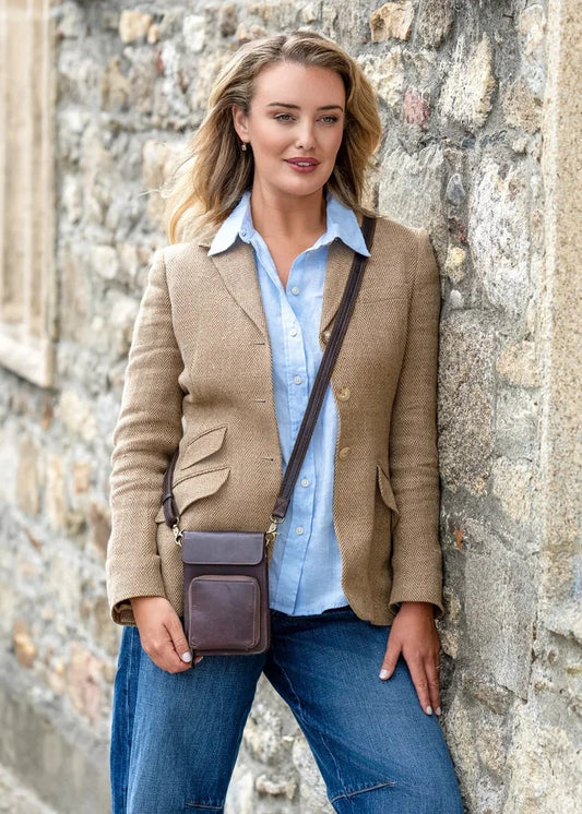 Tinnakeenly Leather Phone Pocket Pouch