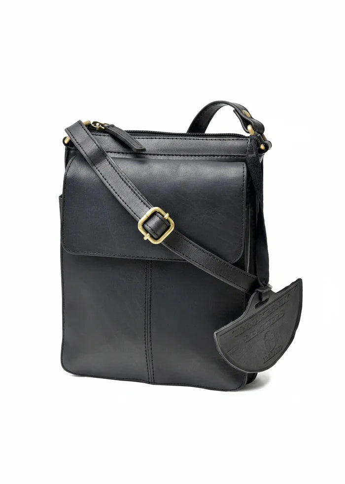 Tinnakeenly Leather Pup Bag - Black