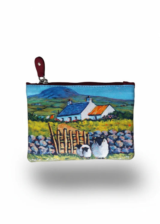 Tinnakeenly Leather Zip Purse - Cottage