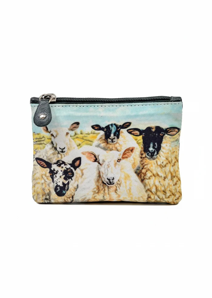 Tinnakeenly Leather Zip Purse - Sheep