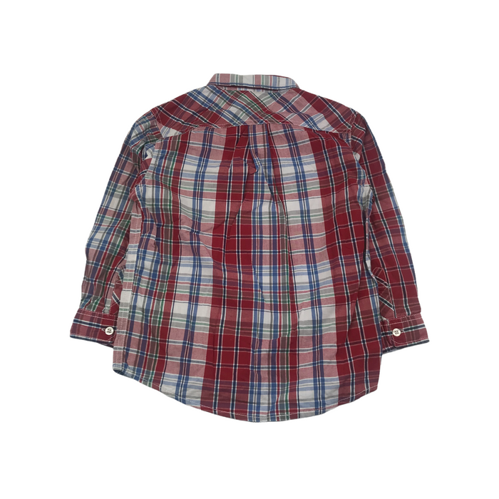 Tommy Hilfiger 5 years red checked shirt