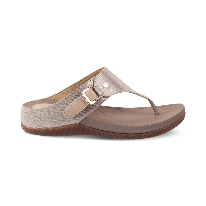 The Aaryed Gold Women's Casual Wedge Sandals Tresmode - Tresmode