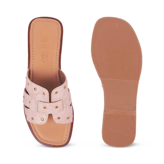 Adren Pink Women's Daily Wear Flats Tresmode