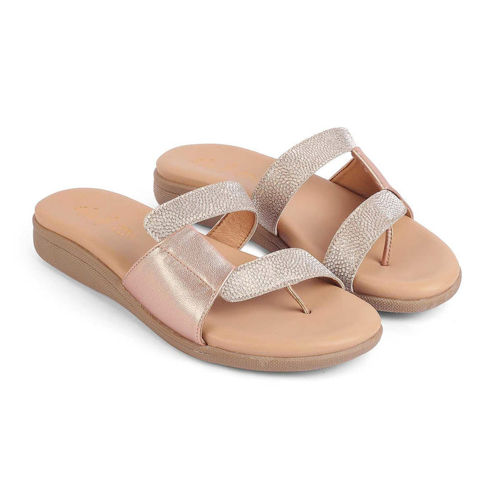 Afilia Champagne Women's Vegan-Friendly Flats Tresmode