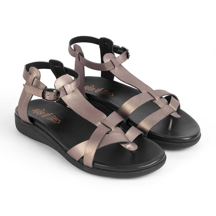 Aglad Pewter Women's 1.5-inch Platform Flats Tresmode