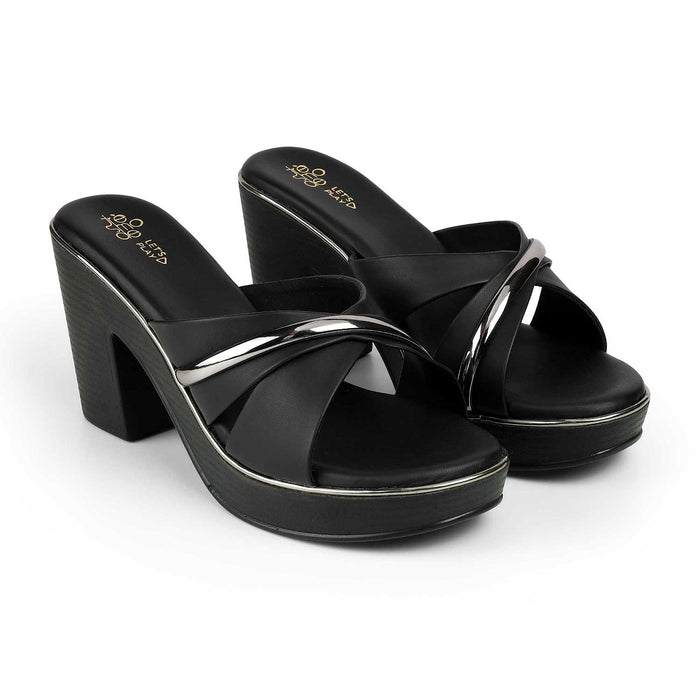 Women's TPR Sole Block Heel Sandals Tresmode