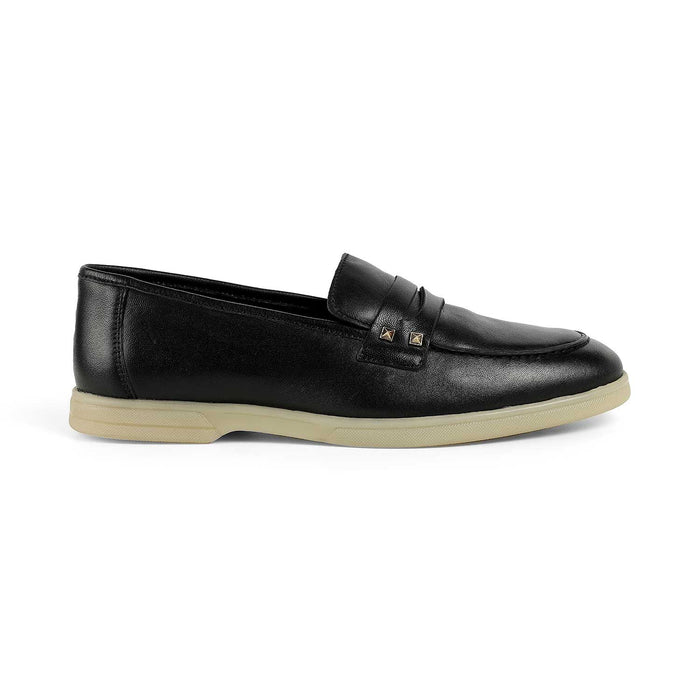 Tresmode Anshi Black Women's Casual Loafers
