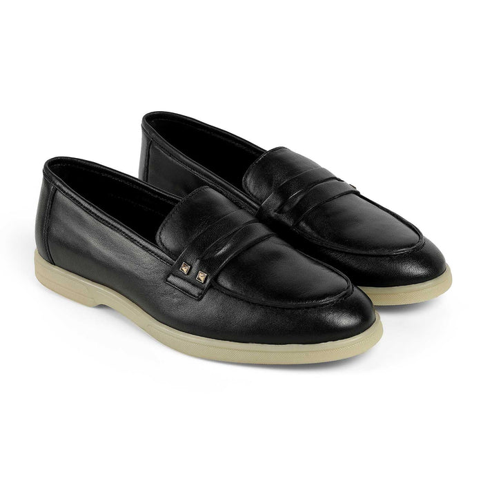 Tresmode Anshi Black Women's Casual Loafers
