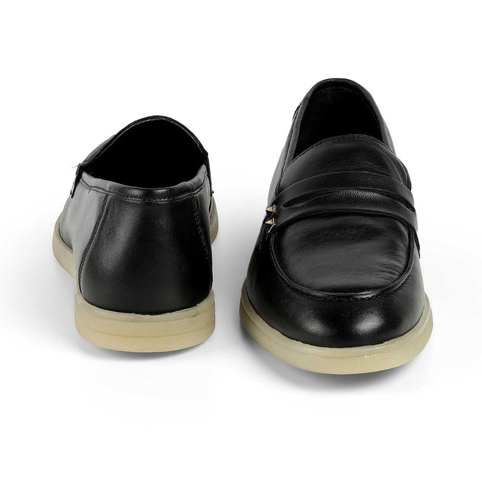Tresmode Anshi Black Women's Casual Loafers