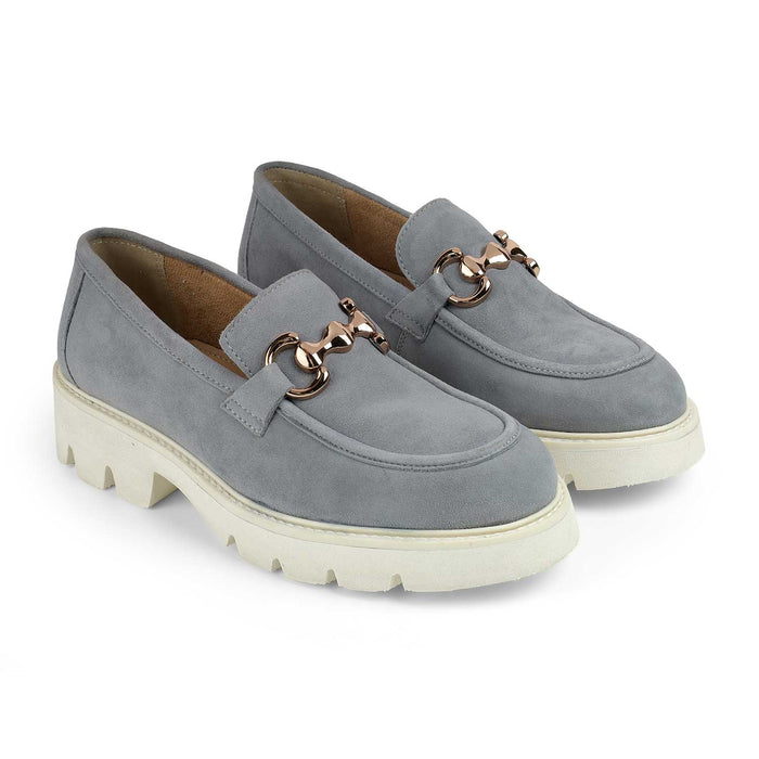 Women's TPR Sole Chunky Sole Loafers Tresmode