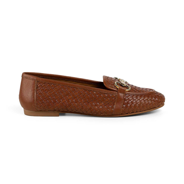 Tresmode Anweave Tan Women's Dress Loafers
