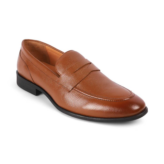 Aris Tan Men's Genuine Leather Penny Loafers Tresmode