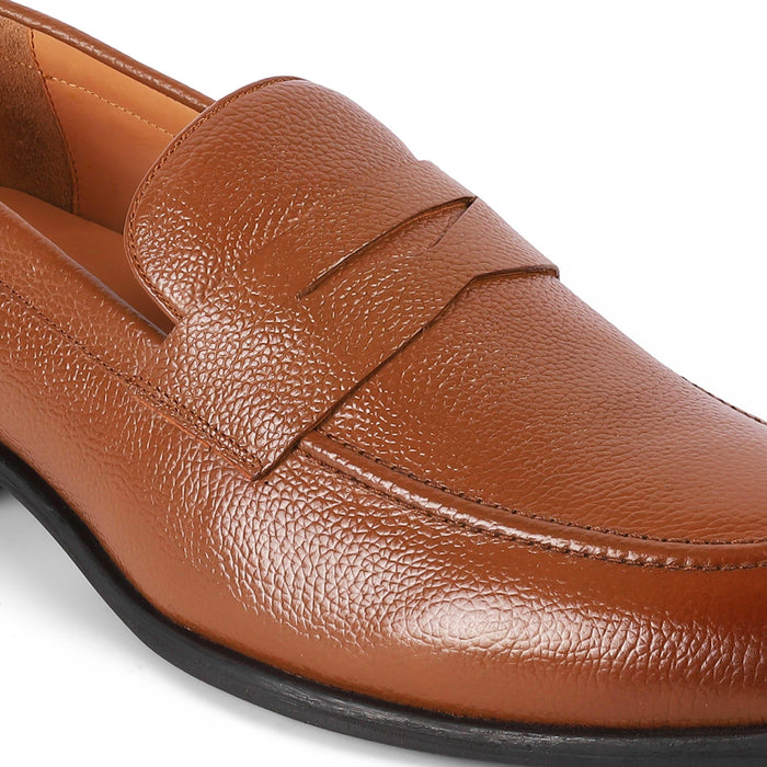 Aris Tan Men's Formal Penny Loafers Tresmode