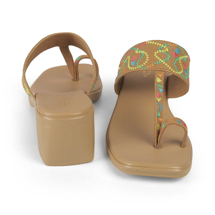 Women's 5-cm Block Heel Sandals Tresmode
