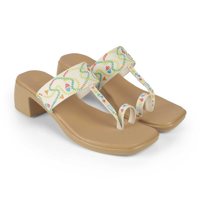 Women's Square Block Heel Sandals Tresmode