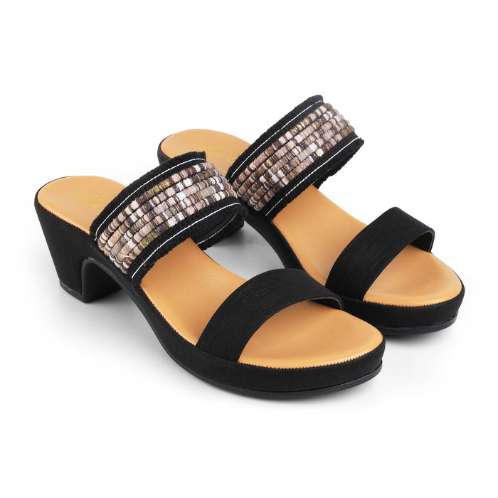 Women's Round Toe-shape Block Heel Sandals Tresmode